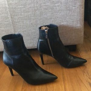 Michael Kors black leather boots